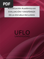 Actualizacion Academica en Evaluacion y Enseñanza en La Escuela Inclusiva PDF