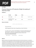 Practical Aspects of Production Bright Annealing of Stainless Steel