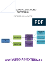 Estrategias Del Desarrollo Empresarial Externas