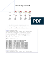 Configurar Protocolo Rip Versión 1: Con Show Ip Router. Hacer Esto en Todos Los Routers