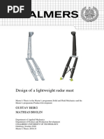 Design of A Lightweight Radar Mast: Gustav Berg Mathias Brolin