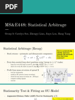 MS&E448: Statistical Arbitrage: Group 5: Carolyn Soo, Zhengyi Lian, Jiayu Lou, Hang Yang