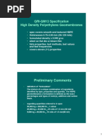 GRI-GM13 Specification High Density Polyethylene Geomembranes