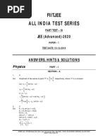 AITS-1920-PT-III - JEEA-PAPER-1-Sol PDF