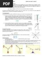 I.Condition For The Equilibrium of A Particle: Stiffness K