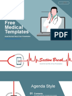 Free Medical Templates: Insert The Sub Title of Your Presentation