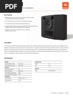 Two-Way Screenarray Cinema Loudspeakers: Key Features