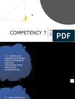 Competency Seven