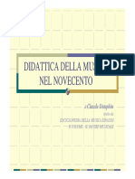 Didattica Della Musica Nel 900 PDF