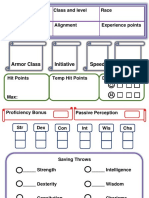 D&D 5e Character Sheet For The Visually Impaired