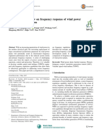 State-Of-The-Art Review On Frequency Response of Wind Power Plants in Power Systems