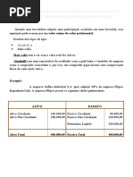 Ágio Por Rentabilidade Futura No Método de Equivalência Patrimonial