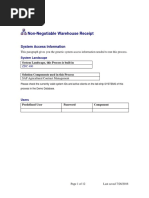 Non-Negotiable Warehouse Receipt: System Access Information