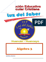 Algebra 3 Alumnos PDF