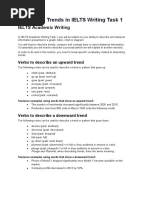 Describing Trends in IELTS Writing Task 1