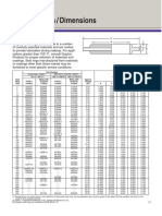 Part Numbers / Dimensions: Seal Rings