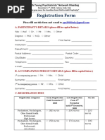 Registration Form: 7th Young Psychiatrists' Network Meeting