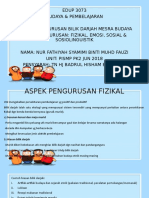 Pengurusan Bilik Darjah Mesra Budaya