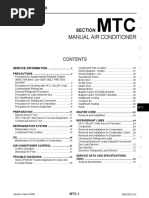 Manual Air Conditioner: Section