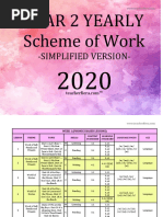 Y2 Simplified English Yearly Sow 2020