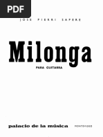 Jose Pierri - Milonga PDF