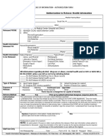 Medical Release Form 27 PDF