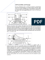 Soil Permeability and Seepage: Cm/sec, 9.52 x10 Cm/sec, 2.36 X 10 Cm/sec)