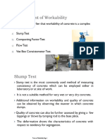 Measurements of Workability