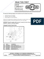 Shop Fox Manual