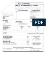 Asianet Digital Network Private Limited: Dues Statement