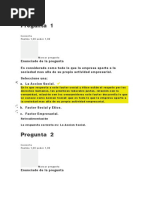 Examen Clase 5 Responsabilidad Social y Creación de Valor Compartido