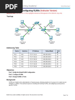 3.2.1.7 Packet Tracer - Configuring VLANs Instructions IG