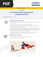 Charada Superheroes Superheroinas