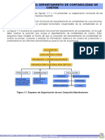 Organización Departamento de Contabilidad de Costos PDF