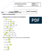 Matematica 2do B Secundaria