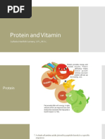 Protein and Vitamin: Syifania Hanifah Samara, S.Pi., M.SC