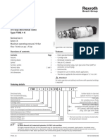 3/2-Way Directional Valve Type Ftwe 4 K: Nominal Size 4 Series 1X Maximum Operating Pressure 210 Bar Flow 7 L/min at