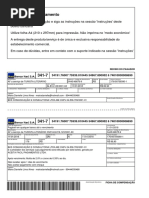 Instruções de Pagamento: Recibo Do Pagador