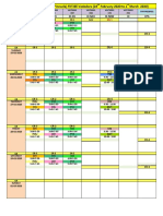 Time Table (XI To XII CRP & Pinnacle) FIITJEE Vadodara (24 February 2020 To 1 March 2020)