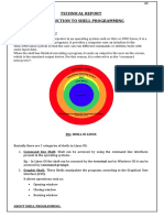 Technical Report Introduction To Shell Programming: What Is A Shell in Linux ?