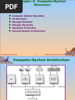 Computer System Operation I/O Structure Storage Structure Storage Hierarchy Hardware Protection General System Architecture