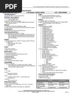 Satellite L645 Detailed Product Specification: Genuine