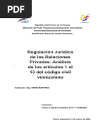 Trabajo Regulacion Juridica de Las Relaciones Privadas PDF