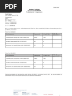 Premium Certificate Financial Year 2019-2020 To Whomsoever It May Concern