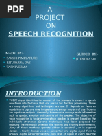 Voice Recognition