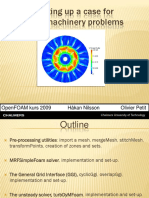 Setting Up A Case For Turbomachinery Problems: Openfoam Kurs 2009 Håkan Nilsson Olivier Petit