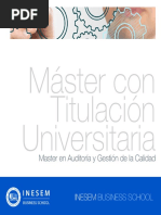 Master Gestion Auditoria Calidad