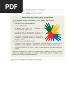 Fundamentación Legal de La Educación en Venezuela