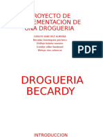 Proyecto de Implementacion de Una Drogueria