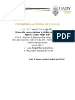 ADA 6. Reporte de Investigación Sobre Un Hecho Relevante Ocurrido Entre 1964 y 1994 Desde El Punto de Vista de La Ingeniería.